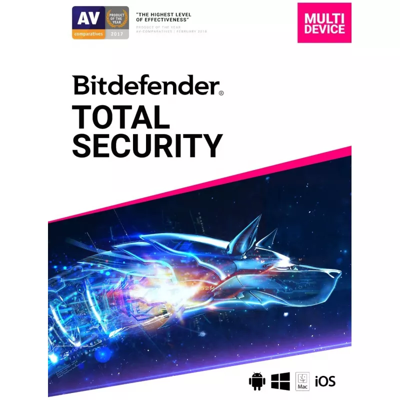 Antivirus BITDEFENDER TOTAL SECURITY 10 USERS/12 MONTHS