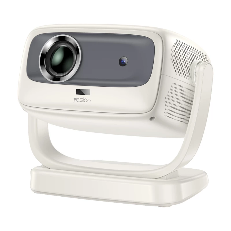 Проектор Yesido PROJECTOR 4K PRO WIFI BLUETOOTH USB HDMI 3.5MM ANDROID 10, WHITE TV13