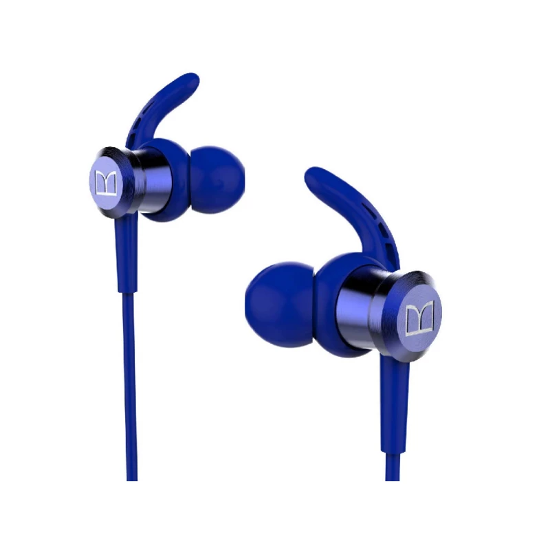 Casti cu fir si microfon MONSTER NTUNE 300 BLUETOOTH WIRELESS EARBUDS IN-EAR HEADPHONES BLUE