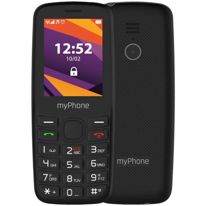 Мобильный телефрн с кнопками myPhone 6410 LTE, Black