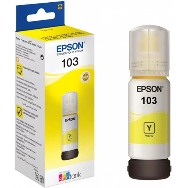 Cartus cerneala EPSON Epson 103 EcoTank Yellow ink bottle 65 ml, 7500 p. for L3200/3250/3256/3260/3266/3550