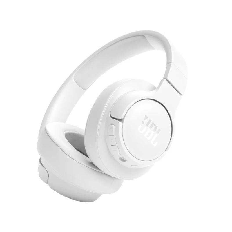 Casti cu fir si microfon JBL Wireless JBL Tune 720BT Over-Ear Headphones White JBLT720BTWHT
