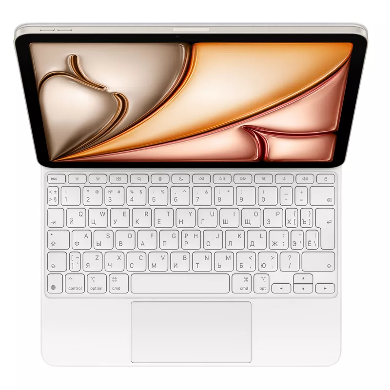 Diverse APPLE MAGIC KEYBOARD FOR IPAD PRO 11‑INCH (M2, M3), AIR 4TH, 5TH GEN. - RUSSIAN - WHITE