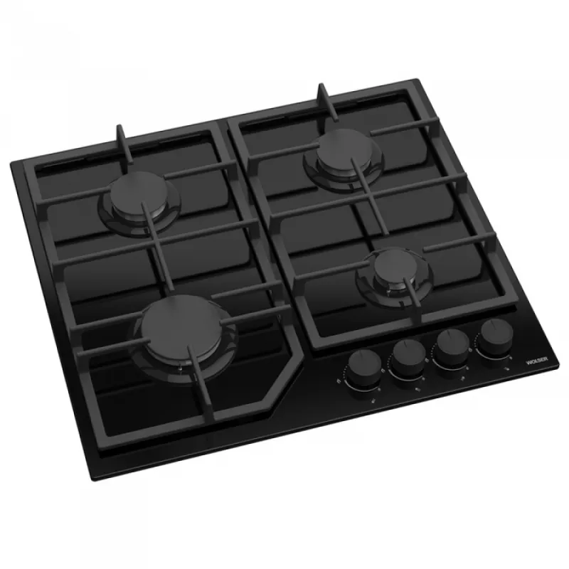 Plita incorporabila cu gaz WOLSER WL- F 6407 BLACK GL FFD, Black