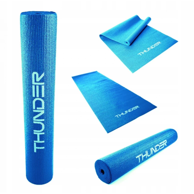 Covoras de gimnastica THUNDER COVORAS DE GIMNASTICĂ PVC MAT  (173X61X0,6CM) BLUE