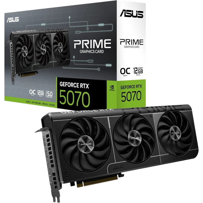 Placa video ASUS VGA RTX5070 12GB PRIME OC, (12 GB/192 bit)
