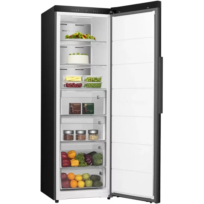 Морозильник Hisense FT3K310SAFC, 312 л, No Frost, Система охлаждения Metal-Tech, 185,6 см, Черный