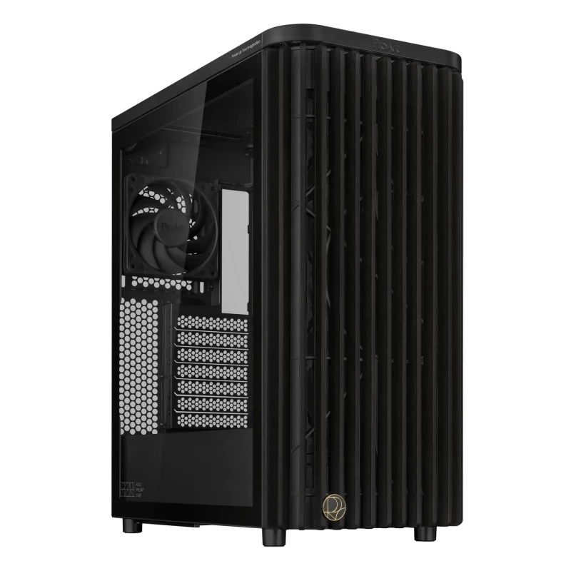 Carcasa fara PSU ASUS CASE ATX  PROART PA401 WOOD EDITION - TEMPERED GLASS PANEL BLACK NO PSU, TEMPERED GLASS SIDE, 2X160 MM FANS FRONT, 1X120 MM FAN REAR, 2XUSB 3.2 GEN1, USB 3.2 GEN2 TYPE C, AUDIO-OUT&MIC (CARCASA/КОРПУС)