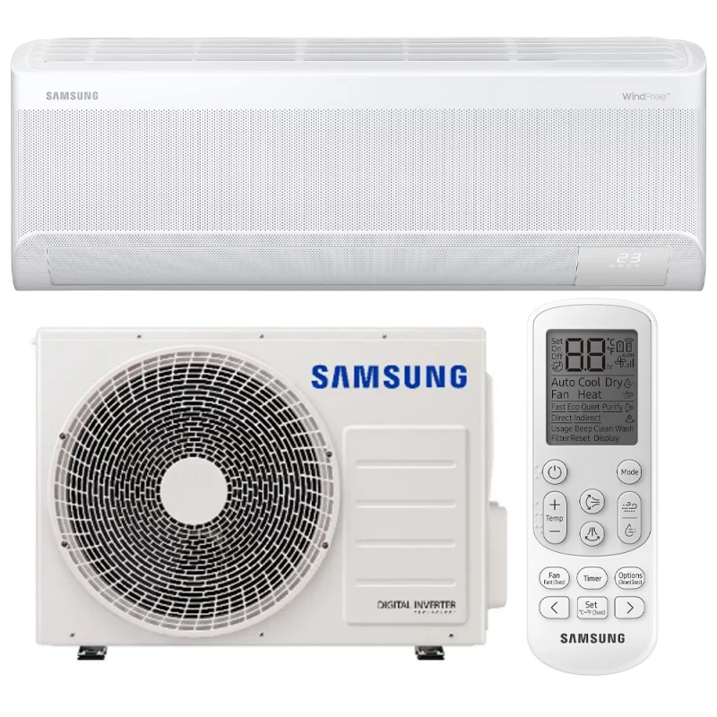 Aparat de aer conditionat Samsung AR60F09C1BWNUA INVERTER R32 WI-FI, 9000 BTU, 25 m²