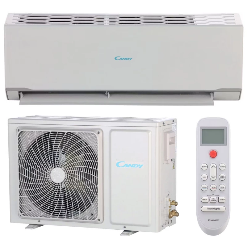 Aparat de aer conditionat Candy ACI-24HRR303/R3 INVERTER R32 WI-FI, 24000 BTU, 70 m², White, 24000 BTU, 