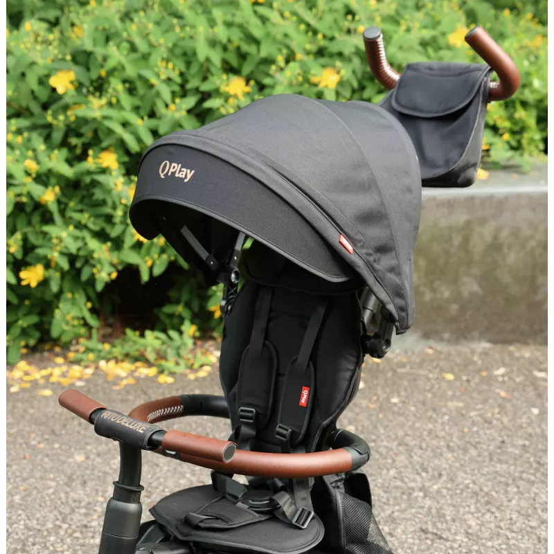 Bicicleta pentru copii QPlay ДЕТСКИЙ ВЕЛОСИПЕД  RITO DELUXE BLACK