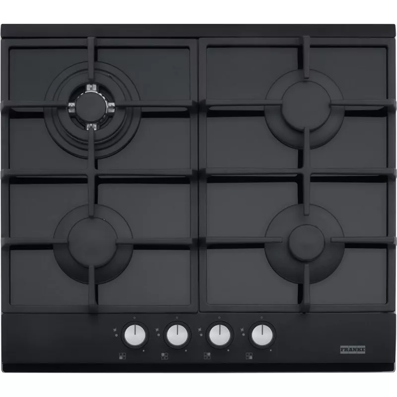 Plita incorporabila cu gaz FRANKE ГАЗОВАЯ ПАНЕЛЬ ЧЕРНЫЙ FHNG 604 4G TC BK C ( 106.0490.177 )