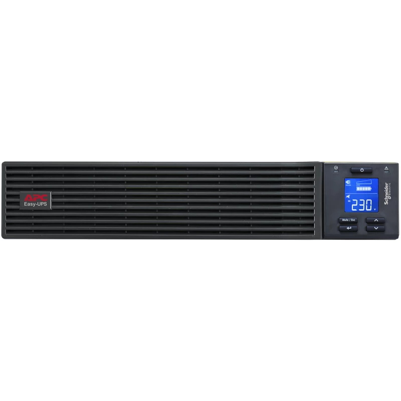 UPS APC EASY UPS SRV3KRIRK-E 3000VA/2700W, RACK2U, SINEWAVE,ONLINE, LCD,AVR, USB ,RS232, COMM.SLOT, 6*C13, RAILKIT