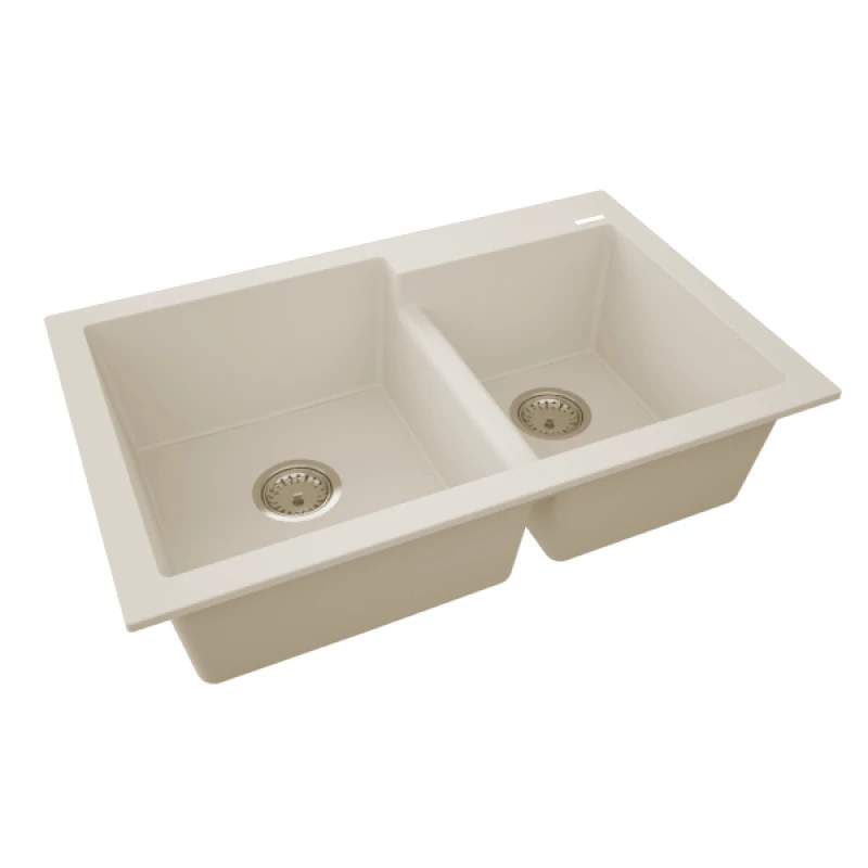 Set chiuveta de bucatarie si baterie Sandonna EDYTA 790 CHIUVETA  (BEJ NISIP)