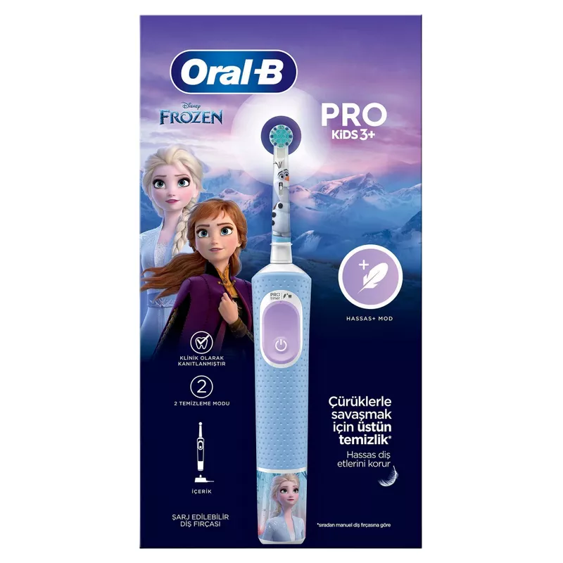 Электрическая зубная щетка Oral-B Electric Toothbrush Oral-B D103.413.2K Vitality PRO Kids 3+ Frozen