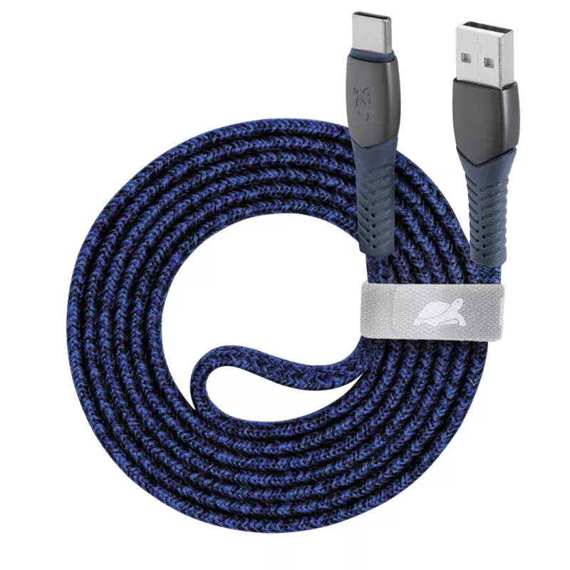 Кабель Rivacase Type-C Cable Rivacase PS6102 BL12, nylon braided, 1.2M, Blue
