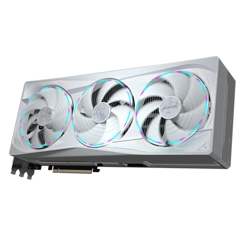 Видеокарта GIGABYTE VGA RTX5090 32GB GDDR7 AORUS MASTER ICE, (32 ГБ/512 бит)