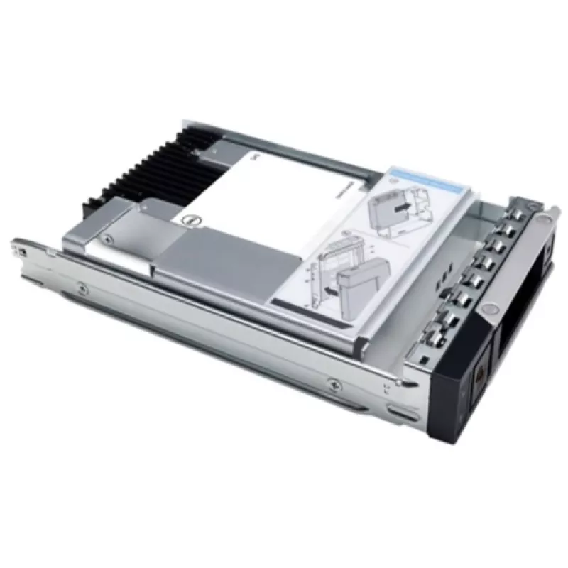 HDD DELL 480GB SSD SATA 6GBPS READ INTENSIVE 512E 2.5IN WITH 3.5IN HYB CARRIER, 1DWPD, CK
