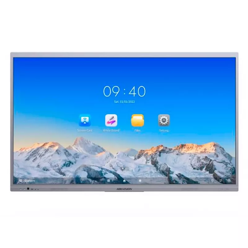Interactive Display HikVision Hikvision DS-D5C86RB/A Интерактивный дисплей используется для удаленных видеоконференций, тренингов и презентаций, медицинских консультаций, обучающих мультимедийных классов, выставочных залов.  Android дисплей 4K с разрешением 3840?2160@60 Гц. Встро