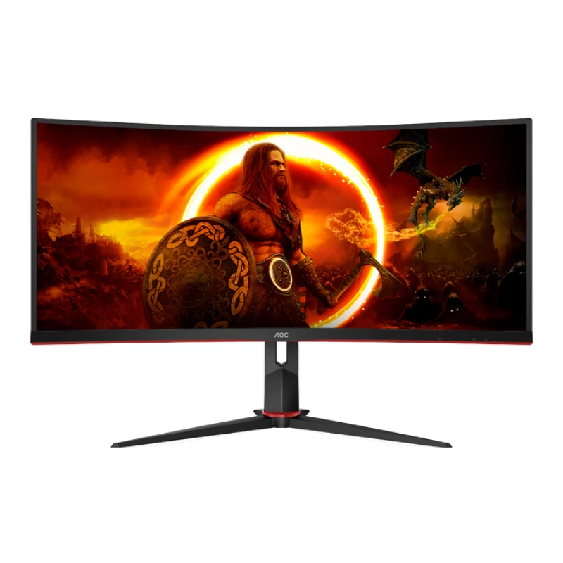 Monitor gaming AOC CU34G2XP/BK 34.0” Curved VA 3440x1440 Black