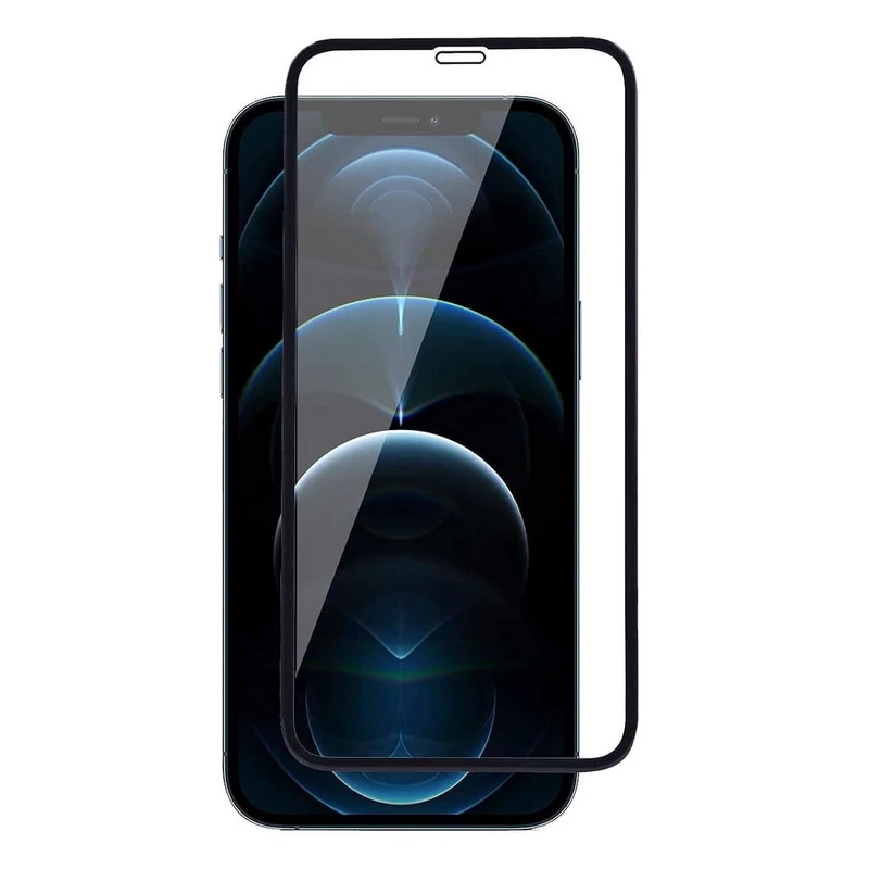 Защитное стекло Xcover Xcover Sticla protectie p/u iPhone 12 | 12 Pro (full glue premium), Black