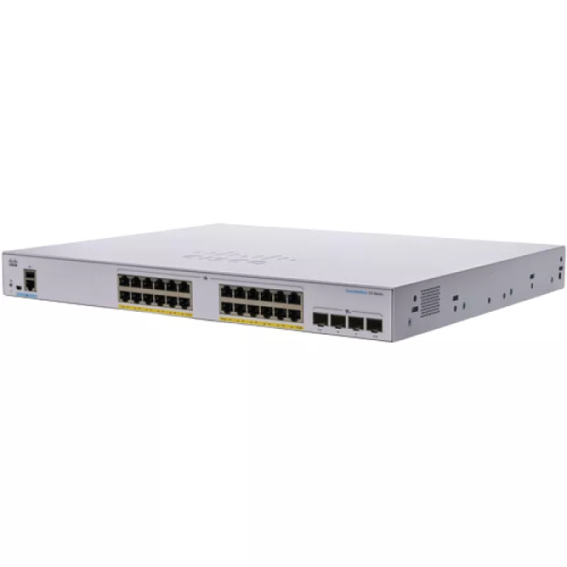Managed Switch CISCO 24-port Gigabit Full PoE Managedt Switch Cisco CBS350-24FP-4X, 4 x 10G SFP+