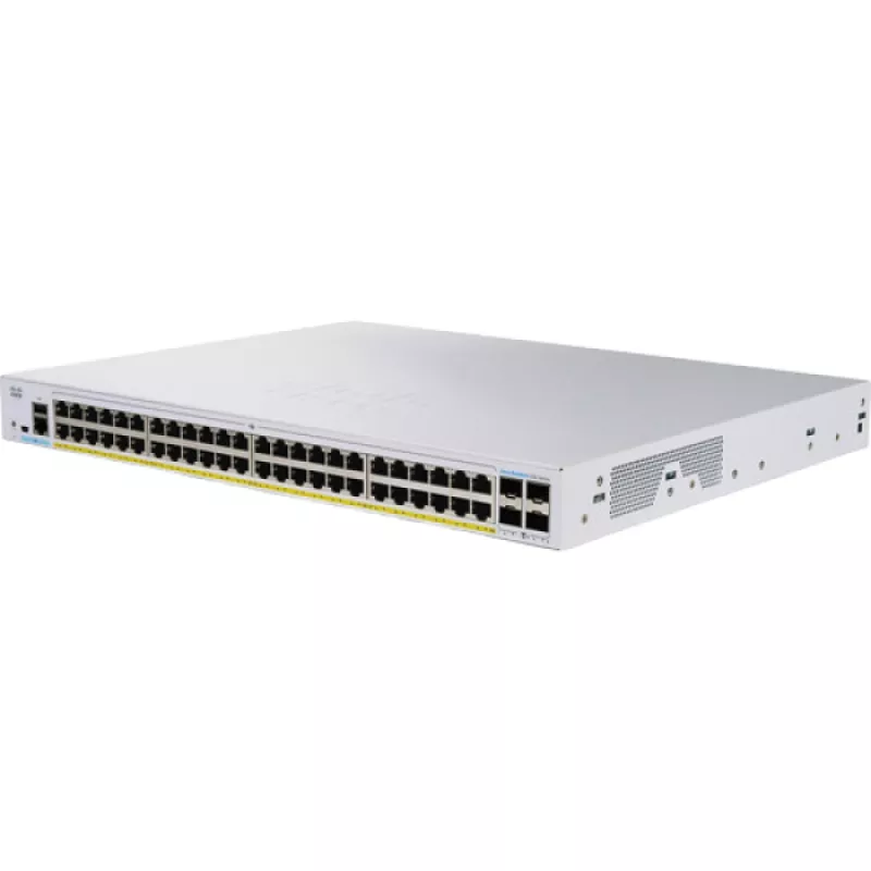 Managed Switch CISCO 48-port Gigabit Full PoE Managed Switch Cisco CBS350-48FP-4X, 4 x 10G SFP+