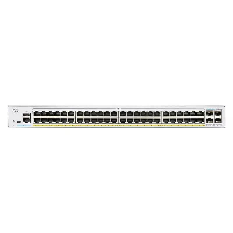Managed Switch CISCO 48-port Gigabit PoE Managed Switch Cisco CBS350-48P-4X, 4 x 10G SFP+