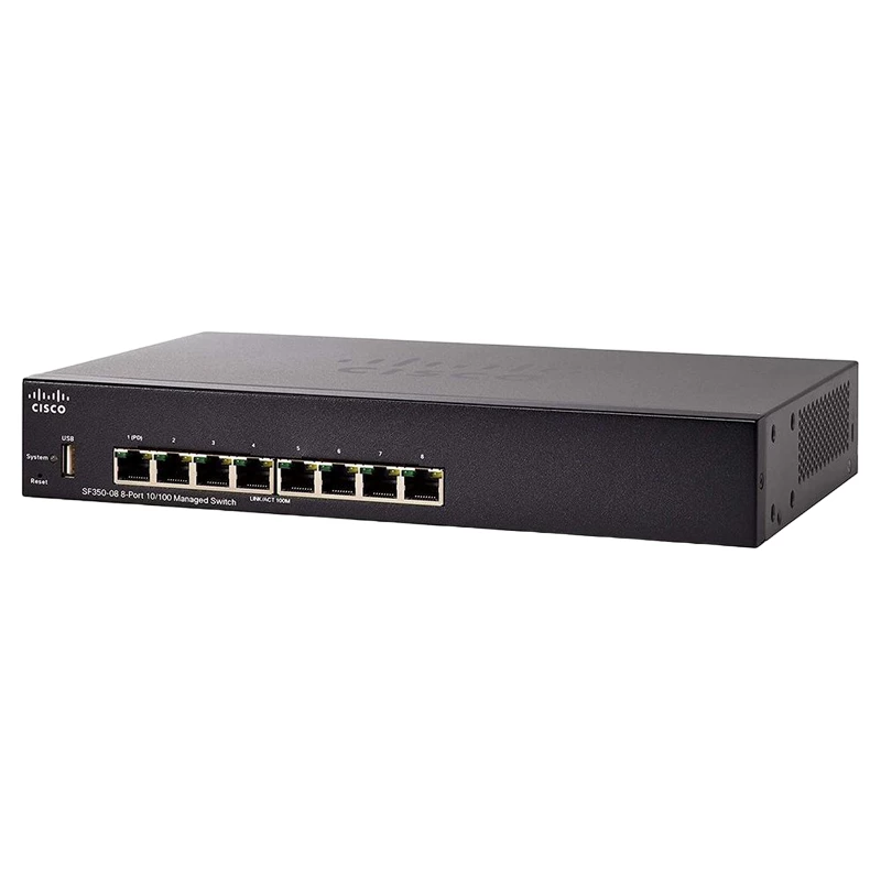 Managed Switch CISCO .8-port 10/100Mbps Managed Switch Cisco SF350-08