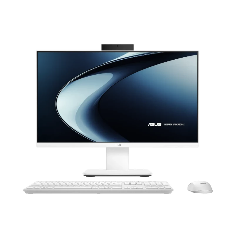 PC All-in-One ASUS 23.8" ASUS V400 AiO (V440VA) White, Intel Core i5-13420H 2.1-4.6GHz/16GB DDR5/SSD 512GB/Intel Graphics/Webcam 1080p FHD/Speakers&Mic./WiFi 6 802.11ax+BT5.4/Gigabit LAN/23.8" FHD IPS 100Hz (1920x1080)/Wireless Keyboard&Mouse/No OS V440VAK-WPC0130