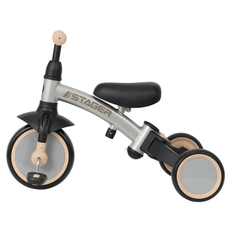 Bicicleta pentru copii QPlay Детский велосипед Qplay Stager 3 in1 Platinum/Golden