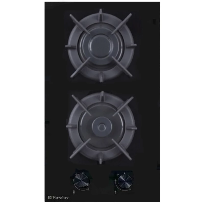 Plita incorporabila cu gaz Eurolux HBBR32GCIBKGL, Black