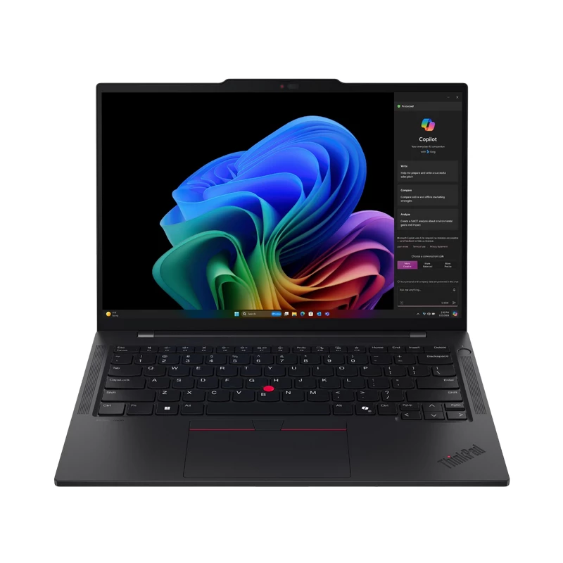 Ноутбук LENOVO ThinkPad T14s Gen 6 Black  14.0"  (Snapdragon X Elite X1E-78-100, 32GB, 1TB, Win11 IPS WUXGA Touch, LPDDR5X, PCIe)