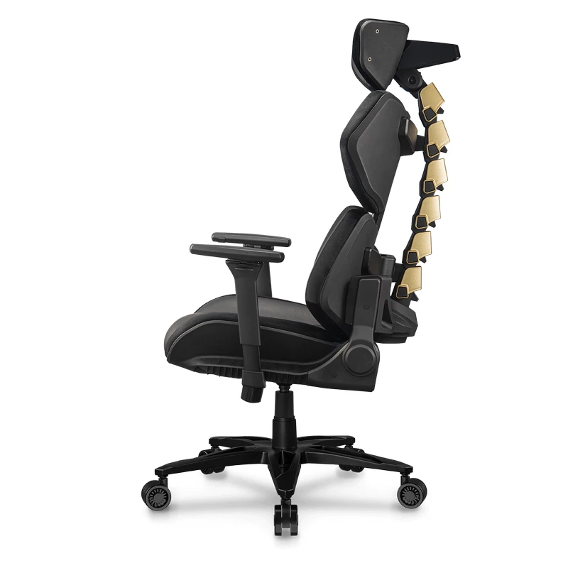 Fotoliu Gaming Cougar Gaming Chair Cougar Terminator Elite Gold, User max load up to 135kg / height 160-195cm