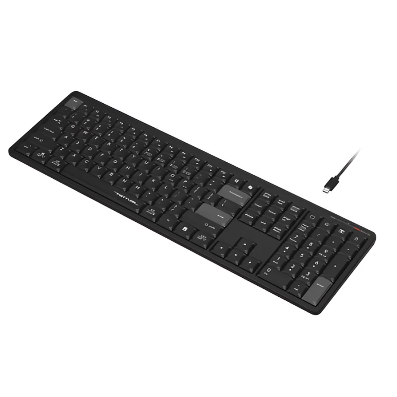 Клавиатура беспроводная A4TECH FBX55, 12Fn keys, Ultra-slim, Scissor Switch, up to 4 Devices, 6 Hotkeys, 300mAh , 2.4Ghz+BT, EN/RU/RO, Grey
