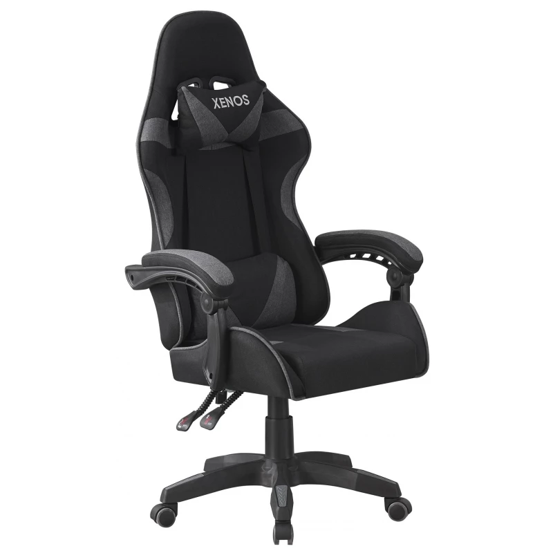 Fotoliu Gaming Xenos Геймерское кресло Xenos Hermes Gray/Black