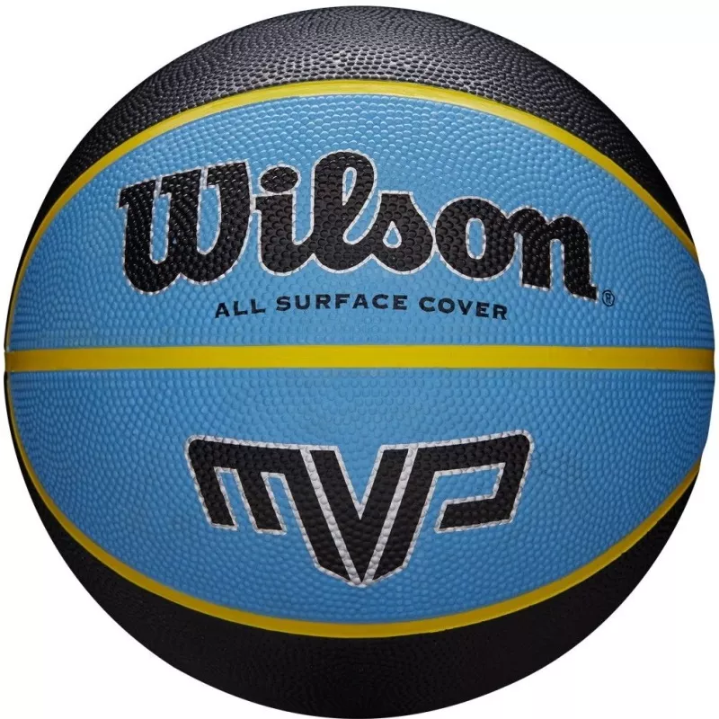Minge baschet Wilson Мяч баскетбольный Wilson N7 MVP 295 Black/Blue (WTB9019XB07)