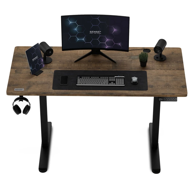 Masa de birou Sense7 Письменный стол Sense7 Nojo 120x60 Black Oak