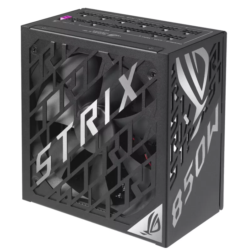 Блок питания ПК ASUS Power Supply ATX 850W ASUS ROG Strix Gaming, 80+ Platinum, 160mm, Active PFC, OPP/OVP/UVP/SCP/OCP/OTP, Fully Modular, Black