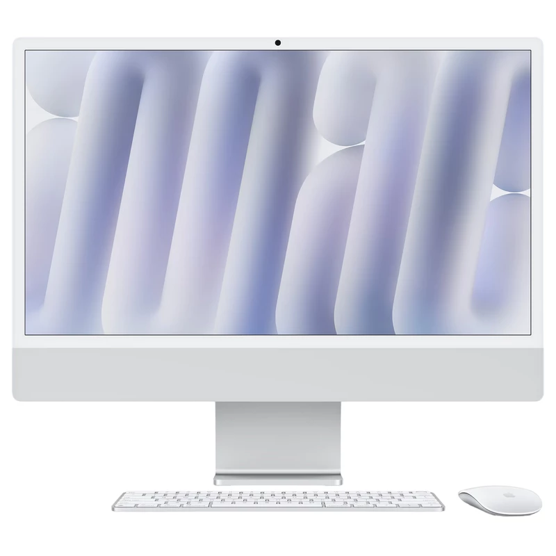 PC All-in-One APPLE iMac 24" MWUU3RU/A Silver (M4 10C/10G, 16GB RAM, 256GB SSD, Apple GPU, macOS Sequoia)