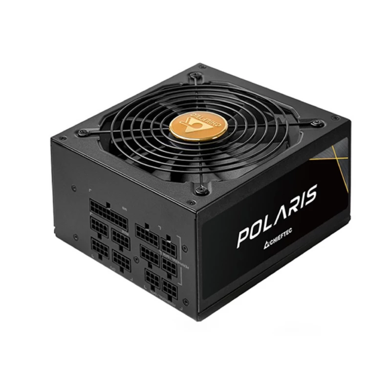 Блок питания ПК CHIEFTEC Power Supply ATX 850W Chieftec POLARIS PPS-850FC, 80+ Gold, Full Modular, 140mm fan, DC-to-DC . ТЕХНИЧЕСКИЕ ХАРАКТЕРИСТИКИ:  Модель:  POLARIS 850W Код товара:  PPS-850FC EAN code:  753263077356 Вес (без/с упаковкой):  2.6кг / 3.3кг AC входного напряж