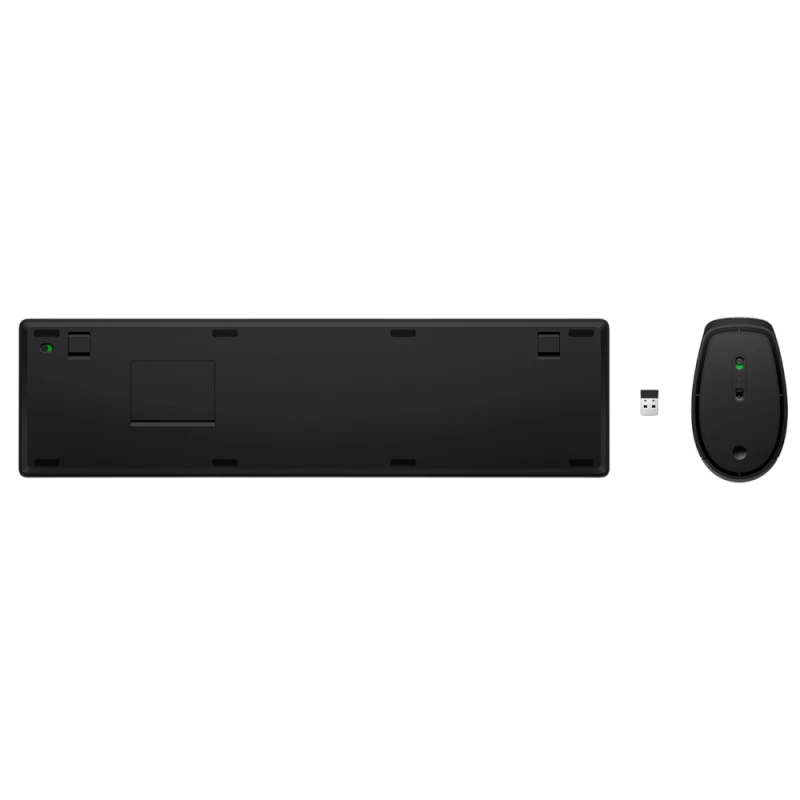Kit (keyboard+mouse) HP Wireless Keyboard & Mouse HP 655, Multimedia keys, Spill resistant, Sleek, Stylish&Comfortable, 2.4 GHz, 2xAAA(keyboard); 2xAAA(mouse), Russian, Black