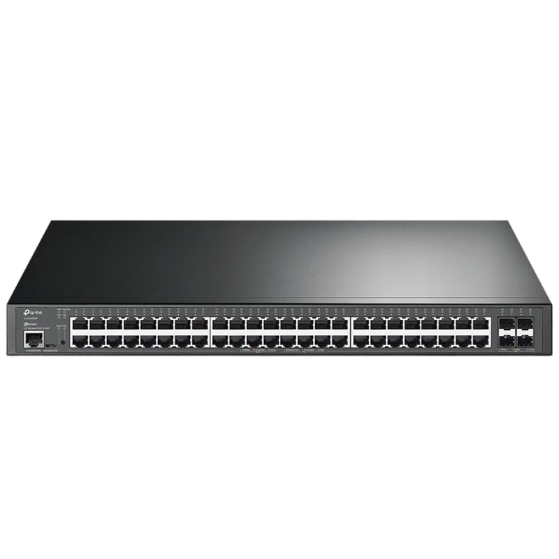 Comutator de retea TP-LINK 48-Port Gigabit L2+ Managed PoE+ Switch TP-LINK "TL-SG3452XP", 48xPoE+ ports, 4x10G SFP+, 500W