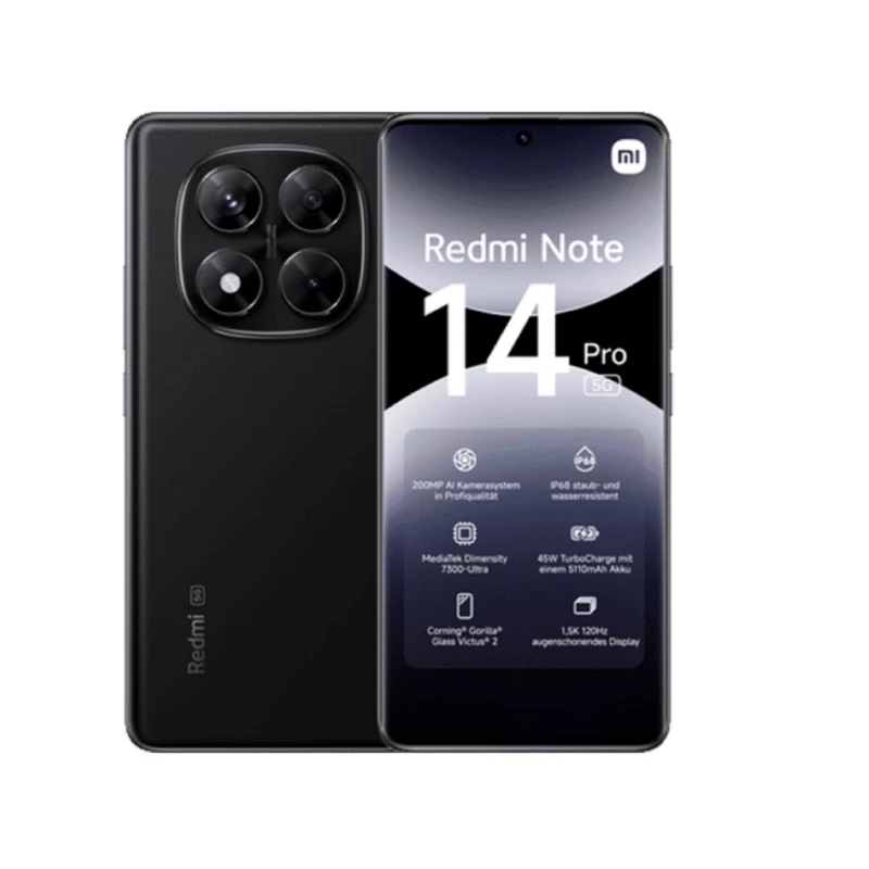 Telefon mobil Xiaomi Xiaomi Redmi Note 14 Pro 5G 12/256GB Midnight Black