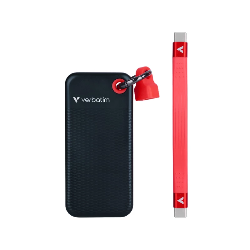 Жёсткий диск внешний VERBATIM M.2 External SSD 1.0TB Verbatim Metal Mini SSD USB 3.2 Gen 2x2, Black, USB-C, Sequential Read/Write: up to 2000/1750 MB/s, USB-C to USB-C cable with USB-A adapter, Compact, Durable Metal design, Nero Backup Software (Windows OS only) VER_32031