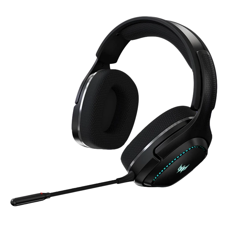 Игровые наушники ACER Gaming Wireless Headset ACER Predator Galea 550, 50mm driver, Neodymium magnet, 32 Ohm, 95dB, 352g,12h, Det.Mic, 2.4Ghz+BT5.2, Black
