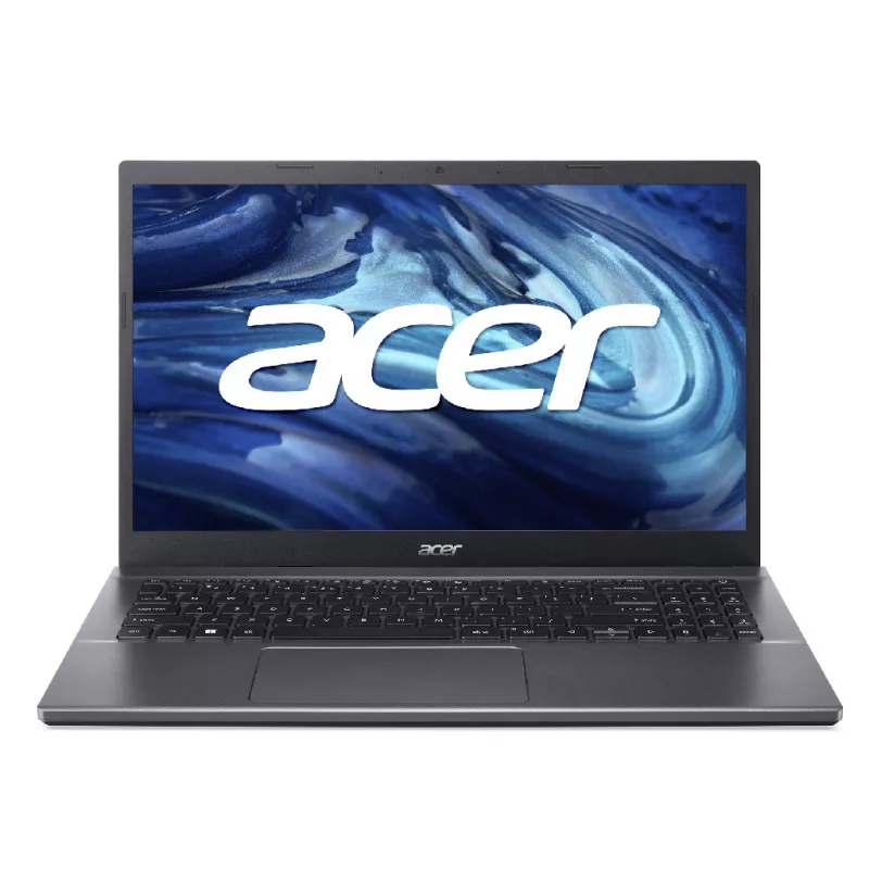 Laptop ACER ACER Extensa EX215-55 Steel Gray (NX.EGYEU.00N) 15.6" IPS FHD (Intel Core i5-1235U 10xCore 3.3-4.4GHz, 16GB (2x8GB) DDR4 RAM, 512GB PCIe NVMe SSD+HDD Kit, Intel Iris Xe Graphics, RJ-45, WiFi-AC/BT 5.0, 3cell, 720p HD webcam, EN/RU/UA, No OS, 1.78kg)