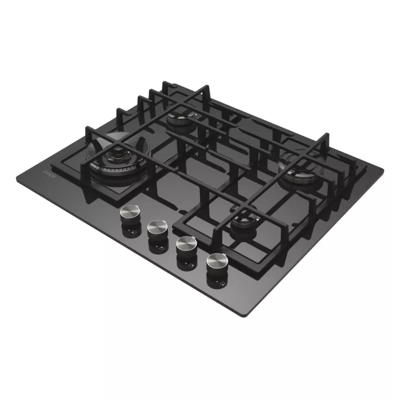 Plita incorporabila cu gaz Candy CVFG6BF4PX, Black