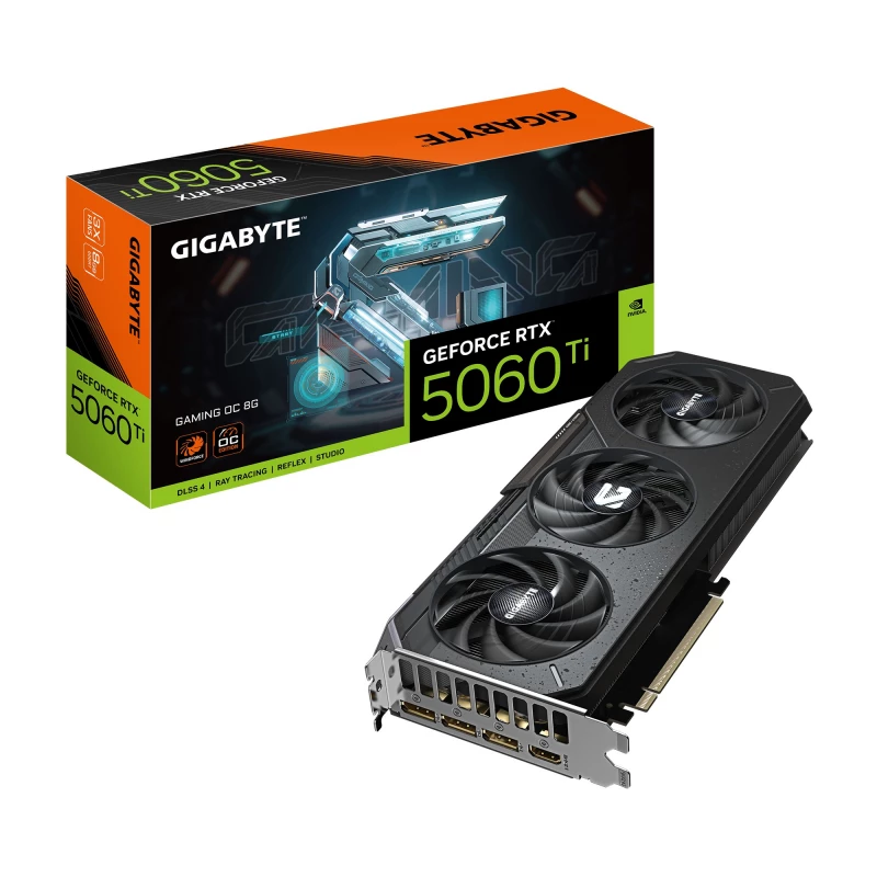 Placa video GIGABYTE GeForce RTX 5060 Ti GAMING OC 8G, (8 GB/128 bit)
