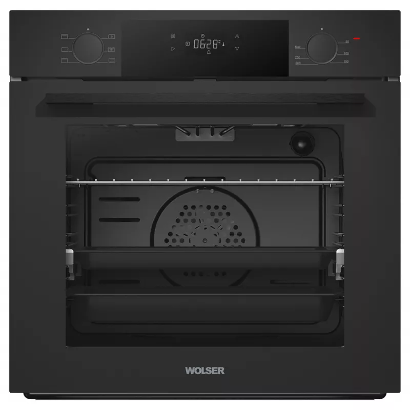 Cuptor electric incorporabil WOLSER WL-BRD 772, Black Matt Glass